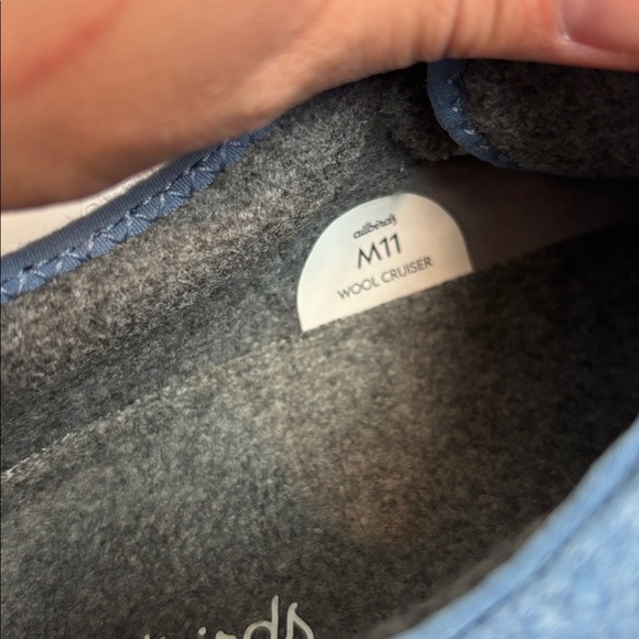 Allbirds Men Blue Wool Cruiser Casual Sneakers - Size 11 - Picture 8 of 8